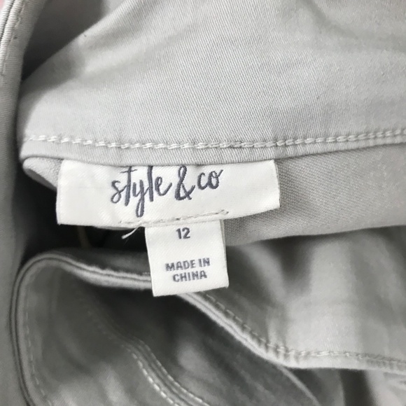 Style and Company  beige pull on pant 12 - Picture 5 of 5